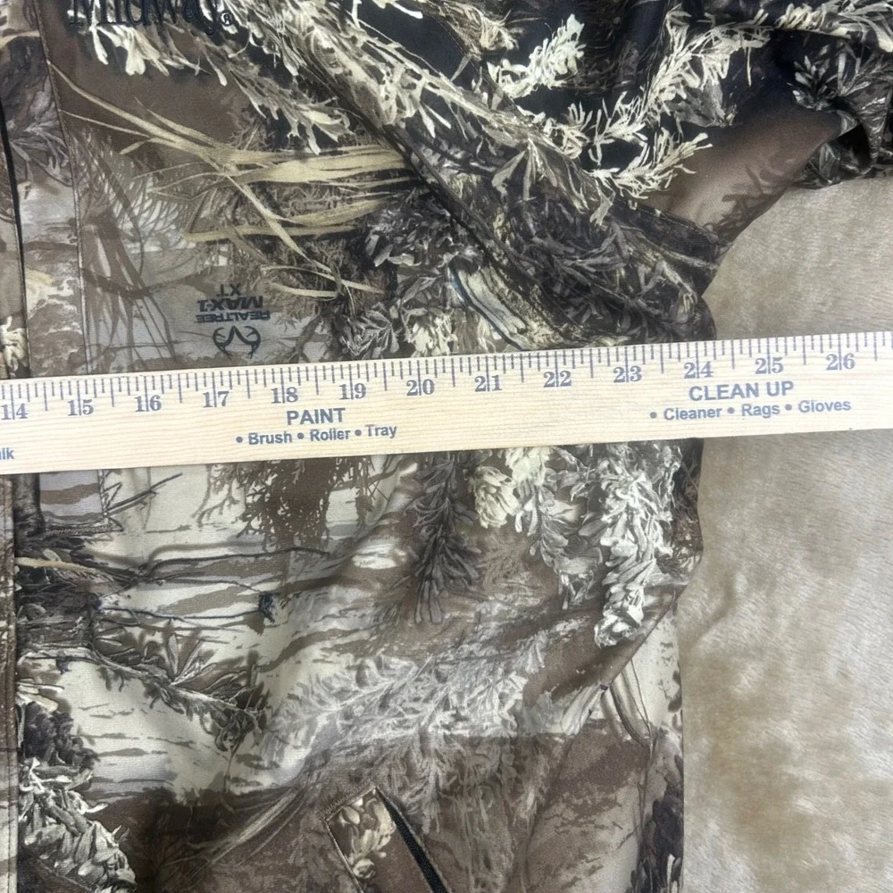 MidwayUSA Hunter Creek Realtree Max-1 XT Camo Hunting Jacket Men 2XL Tall Hooded